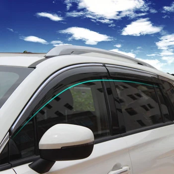 melhor Para Lexus NX200T NX300H NX200 NX 2015 2016 2017 ABS Respiradouro Sun Guarda Chuva Escudo Defletor Viseira Toldos Da Janela De Plástico Cobre