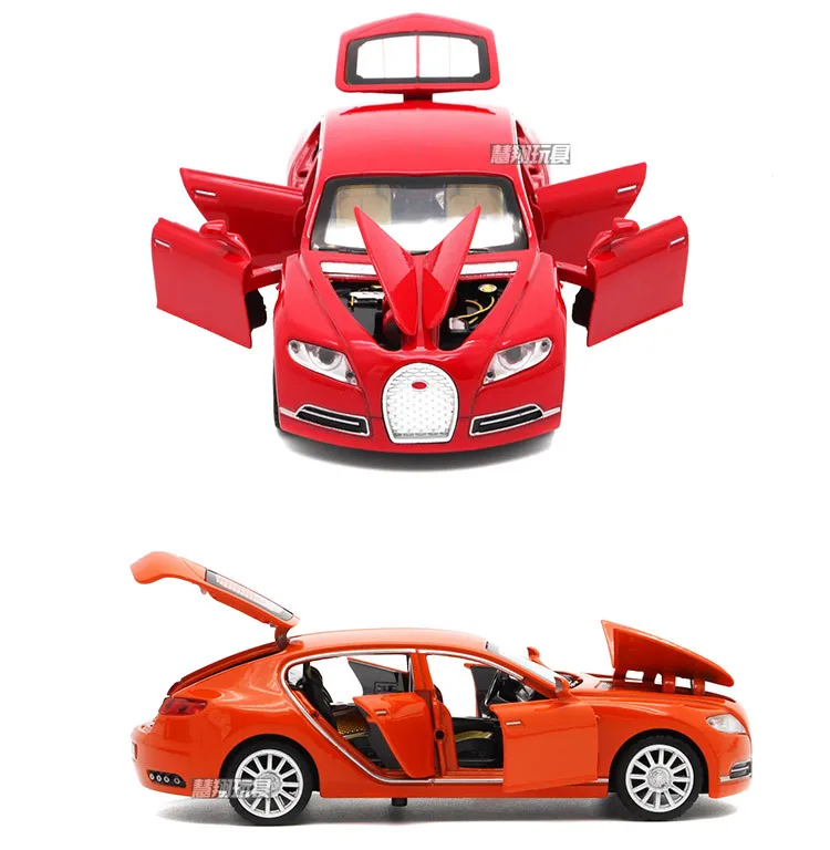 1:32 Bugatti Galibier Veyron Автомобильные модели из сплава литые под давлением Brinquedos