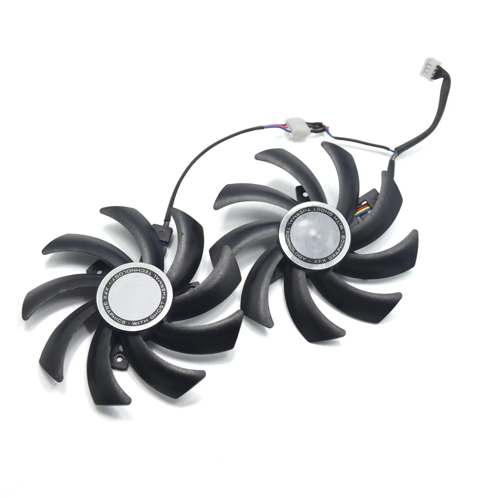 Вентилятор VGA для видеокарты XFX R9 280X 270X 290X 12 В 0 40 А 85 мм|vga fan|fan 4pingraphics card cooler fan |