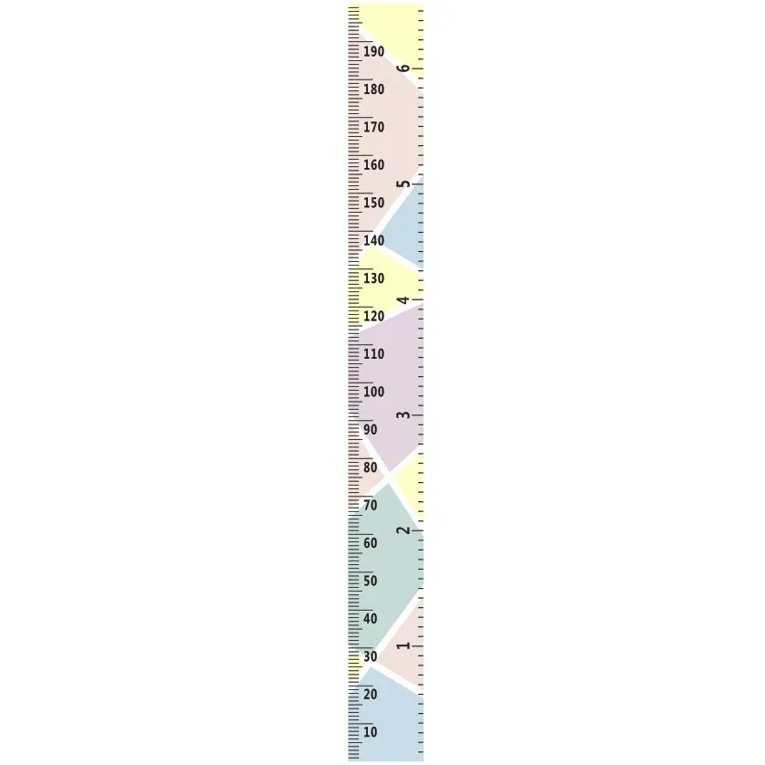 Деревянная настенная подвесная детская Таблица роста, измерительная линейка высоты, Настенная Наклейка для детской комнаты, скандинавского декора, 20x200 см - Цвет: Тёмно-синий