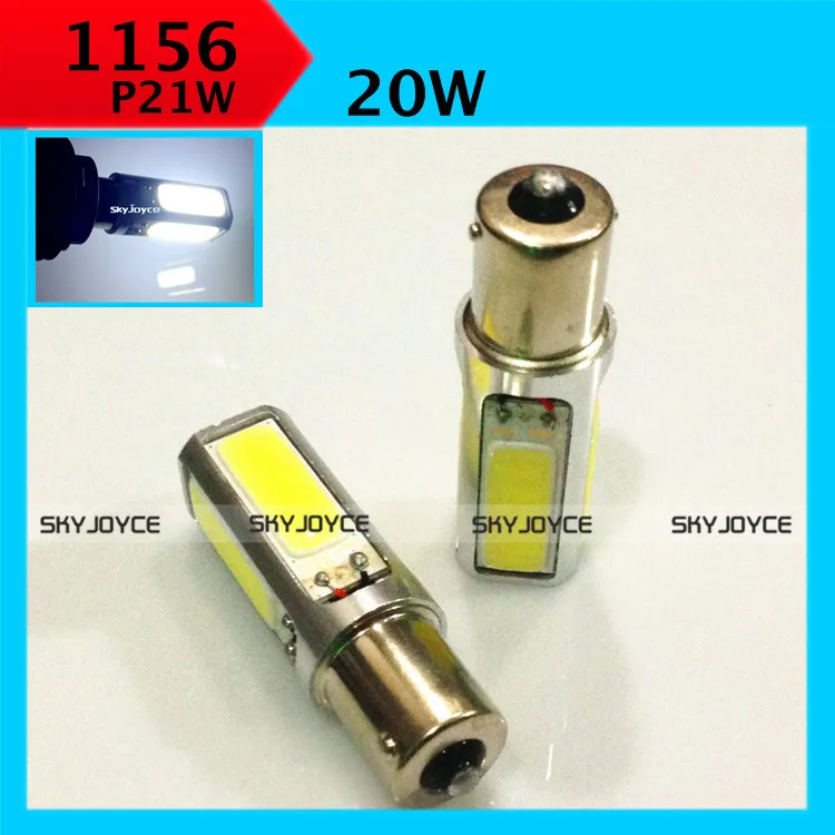 20W Super xenon White cob R5 chips 1156 led 12v reverse backup bulbs