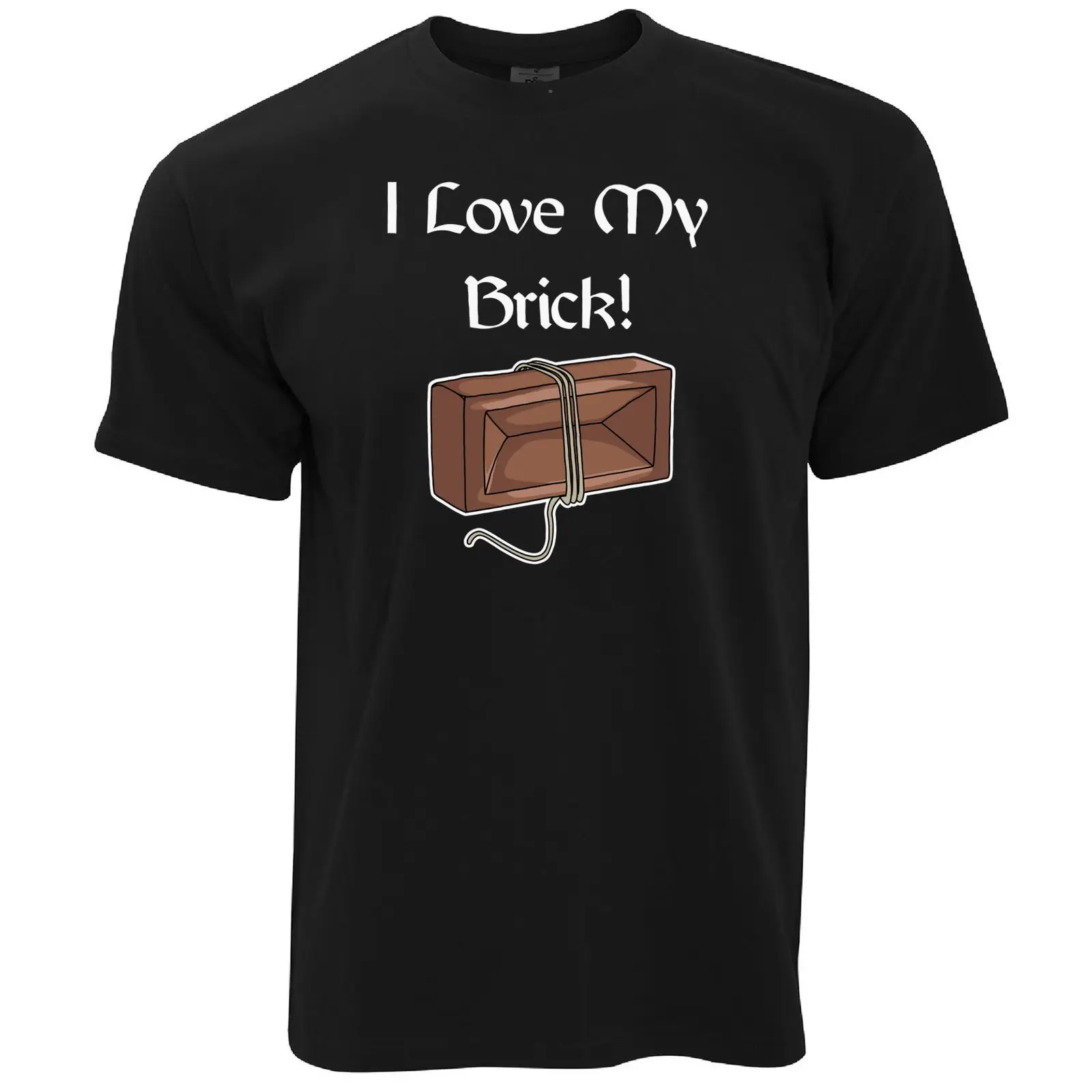 100% хлопок Мужская Летняя распродажа хлопковая футболка с надписью I Love My