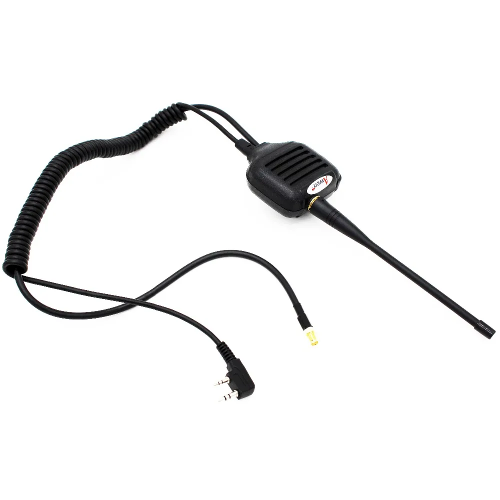 Ручной микрофон XQF с антенной для Kenwood BaoFeng UV 5R GT 3 6R 82 B5 Retevis H777 BF 888S двухстороннее