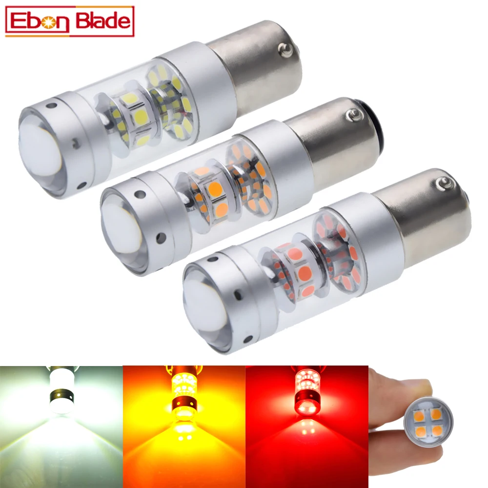 

1156 BA15S P21W 1157 BAY15D P21/5W Car LED Light 3030 140W Auto Brake Reverse Turn Signal DRL Bulb Lamp 12V 24V White Red Amber