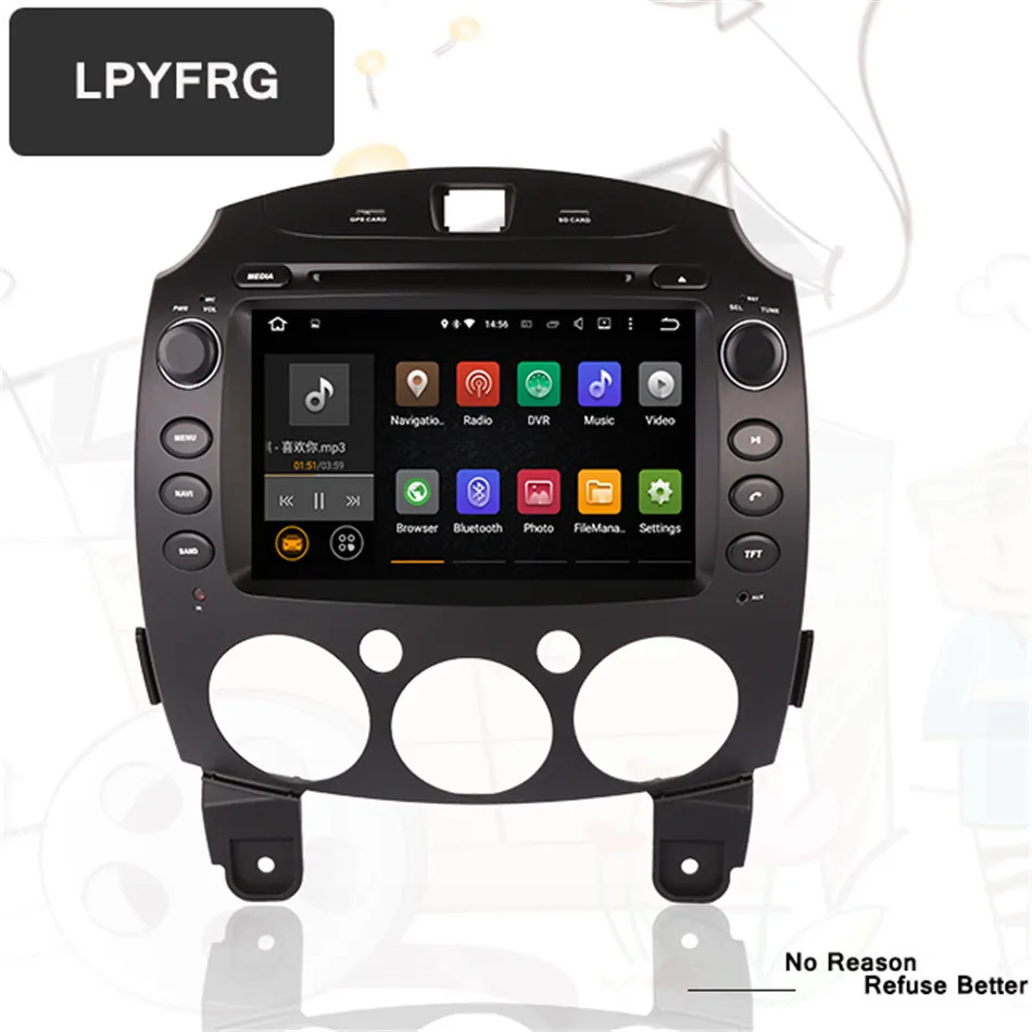 Flash Deal HD 2G RAM 32G ROM Android 7.1 Car DVD player gps for Mazda 2 2010 2011 2012 Mazda2 radio bluetooth map Head units tape recorder 2 Flash Deal HD 2G RAM 32G ROM Android 7.1 Car DVD player gps for Mazda 2 2010 2011 2012 Mazda2 radio bluetooth map Head units tape recorder 2