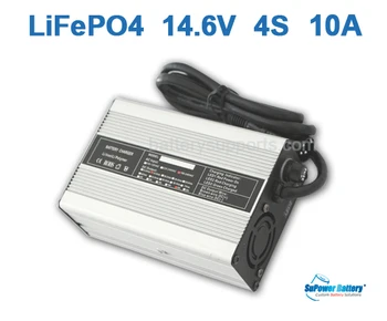 

SuPower LiFePO4 LFP LFE LiFe 4S 3.2V 3V x4 12V 12.8V 14.6V 10A universal Wall Socket Battery Pack Charger auto-stop Power Supply