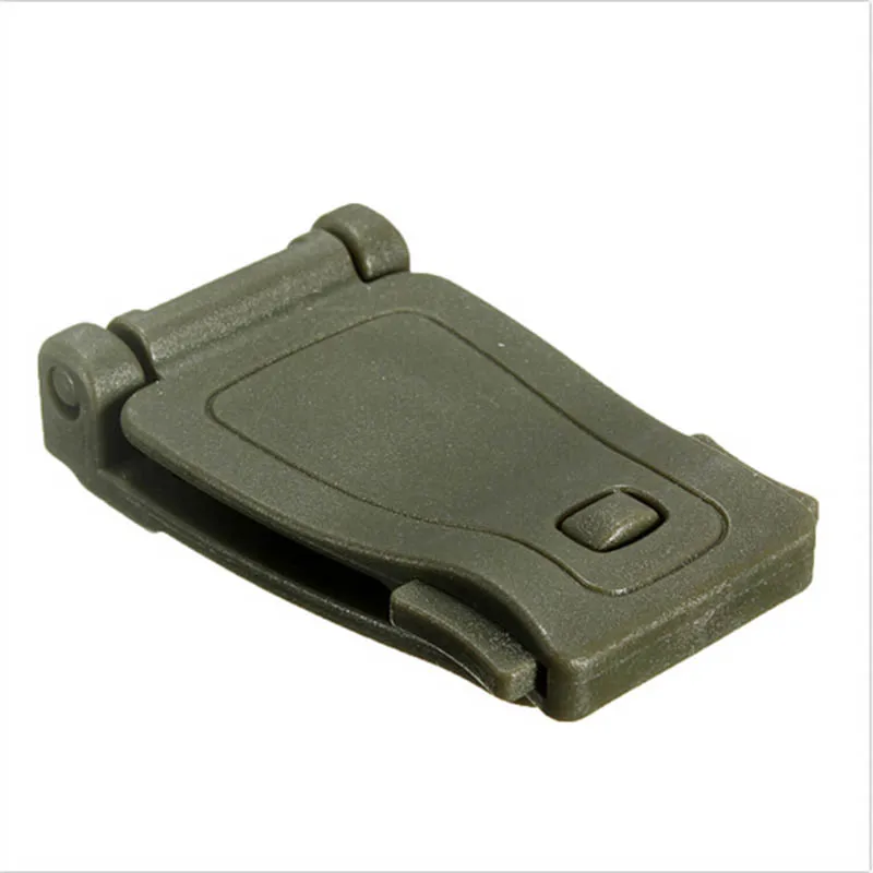 

1 PCS 26mm Connecting Buckle Clip Black/Khaki EDC Tool Accessories Practical Molle Strap Buckle Backpack Bag Webbing