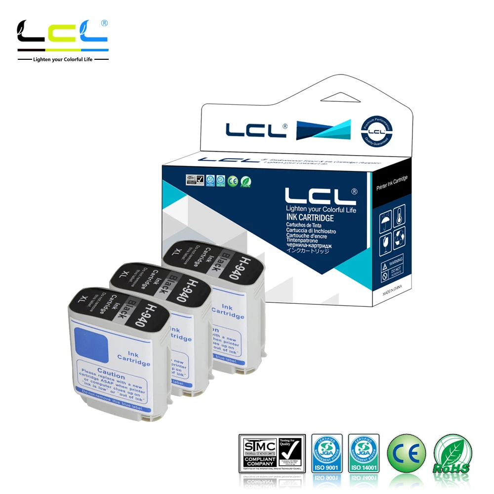LCL 940XL 4906AN 4906 AN (3 Pack Black) чернильный картридж совместимый для HP Officejet Pro 8000