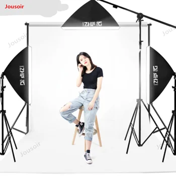 

85 Watts led three-lamp background rack set small studio product shooting photo softbox Fill Light CD50 T03