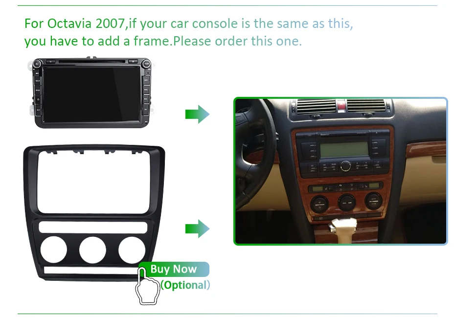 Clearance IPS Android 9.0 DSP 64G 2 DIN Car GPS Radio For Rapid Yeti VW passat b6 golf 4 5 6 polo tiguan Seat Altea Toledo BORA DVD PLAYER 7