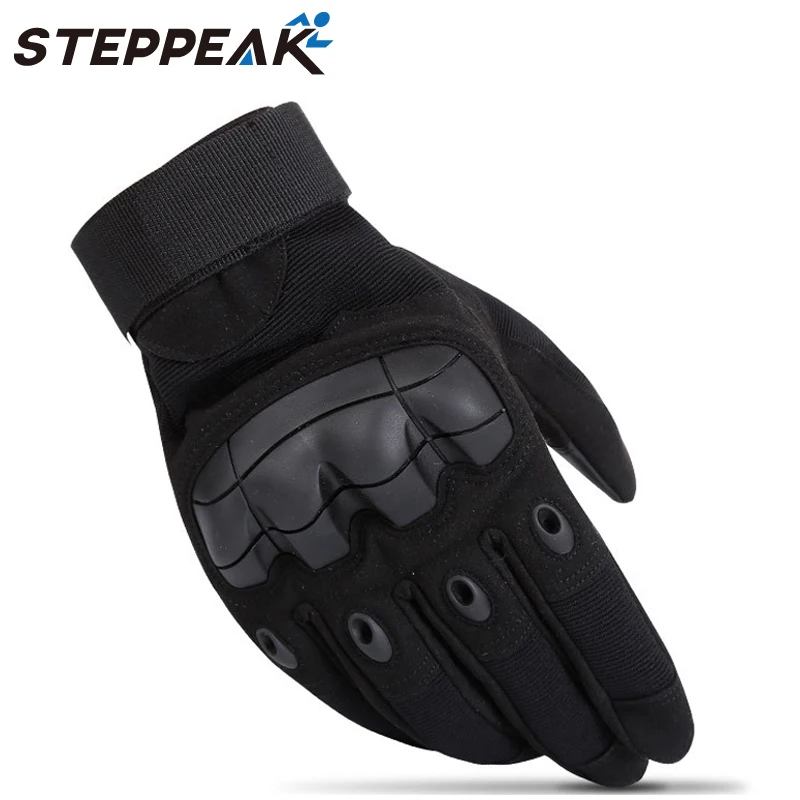Военные тактические Спортивные перчатки на открытом воздухе, противоскользящие кожаные перчатки для тренировки на полпальца, для кемпинга, езды на велосипеде, велосипедные перчатки