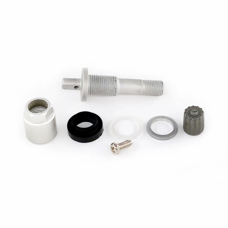 100 шт./лот, алюминиевый клапан TPMS для шин из бескамерного сплава BUICK, клапан для контроля давления в шинах, система датчика, комплект для ремонта стволовых клапанов