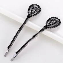 EASYA,, стразы, кристалл, капля воды, заколки для волос, головные уборы для женщин, девушек, модные аксессуары для волос, заколки