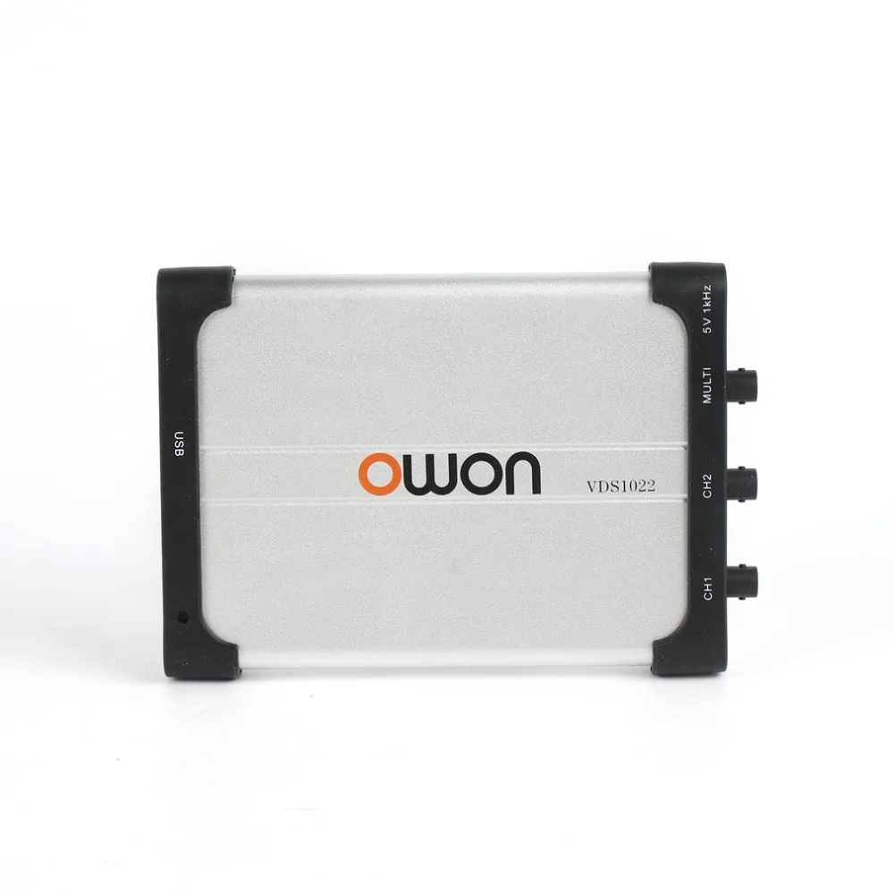 

Owon VDS1022 Oscilloscope Portable 25MHz 2+1 Channels Record USB Storage Waveform Generator Multimeter Spectrum