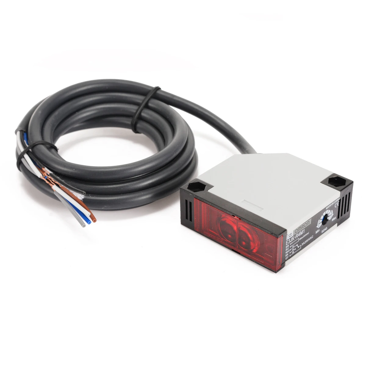 E3JK-R4M1 AC90-250V square lens reflex photoelectric switch five lines Light Barrier Photoelectric  Sensor