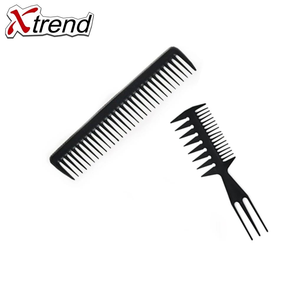 Xtrend 10 шт./компл. чёрная Расческа для парикмахерской антистатические расчески