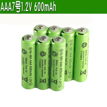 

4psc/lot NI-MH rechargeable battery 1.2v 600mah AAA remote control RC toys Electric tools rechargeable batteria wholesale price