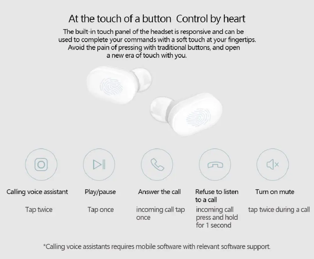 Оригинальные наушники Xiaomi AirDots TWS Bluetooth 5,0, беспроводные наушники-вкладыши, гарнитура с микрофоном и зарядной док-станцией, молодежная версия