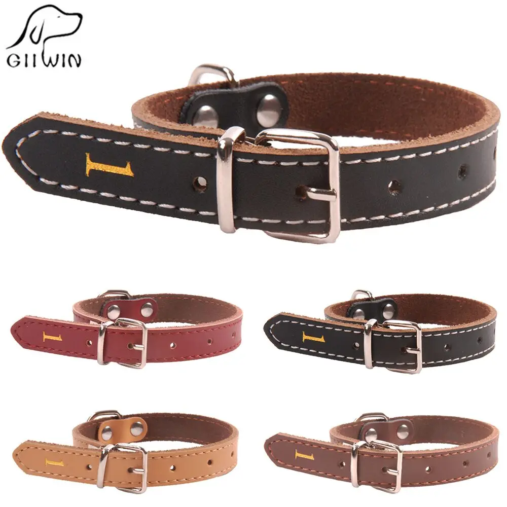 

Leather Dog Collar Pet Accessories Dog Collar in Collars and Leads Pets Products for Large Dogs and Puppies Pets Collars JW0030