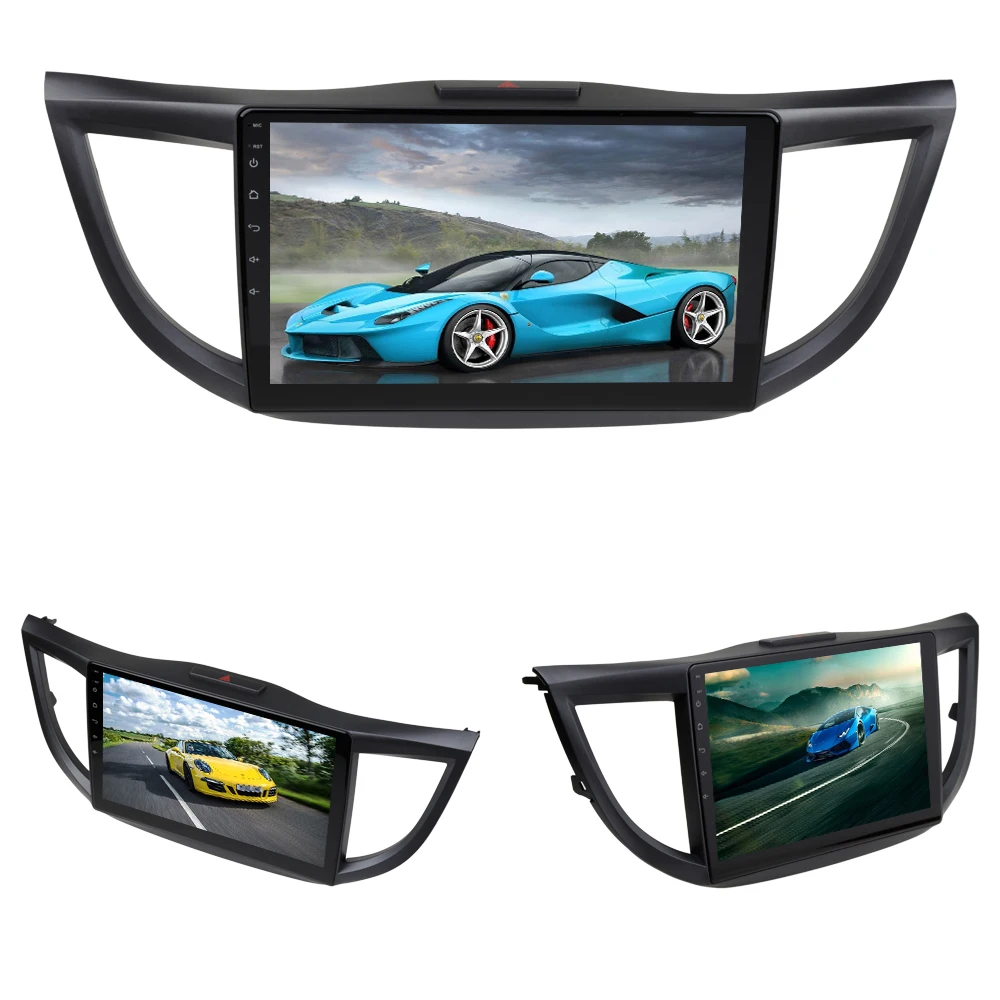 Best Sinosmart  Android 8.1 2Din IPS/QLED 2.5D screen car gps radio navigation player for Honda CRV 2006-2018 4