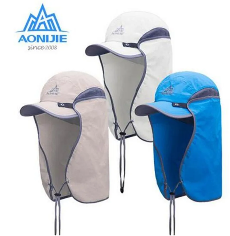 

AONIJIE Fishing Caps Unisex Hat Sun Visor Hat Outdoor UPF 50 Sun Protection With Removable Ear Neck Flap Cover