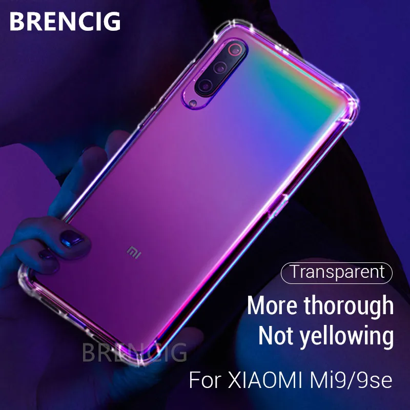 For Xiaomi Mi 8 Mi9 SE Case Silicone Transparent Back Cover Phone Global Version Mi8 6 Mix2S 2 case | Мобильные телефоны и