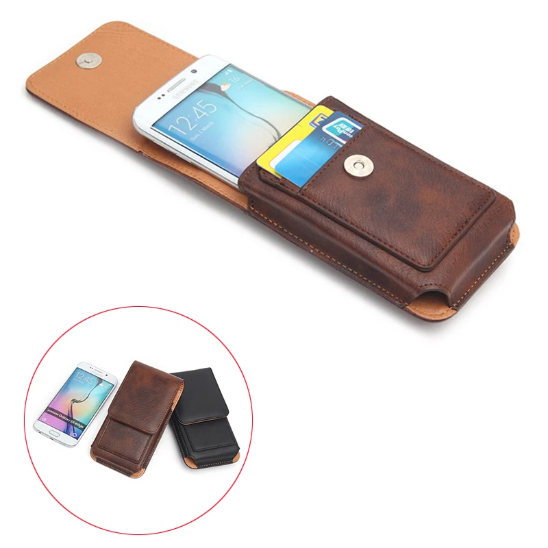 

Luxury 360 Degree Rotation Design Holster Bag Magnetic Pouch with Belt Clip Leather Case For Microsoft Lumia 535 640 650 Cover