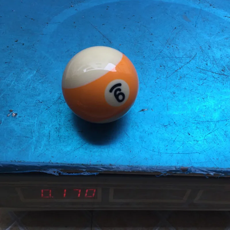 High Quality 57.2mm Resin Billiards Pool Samll Number Design Ball-in-Ball Shape Complete Set of Balls 2 1/4 inch Nine-Ball Balls