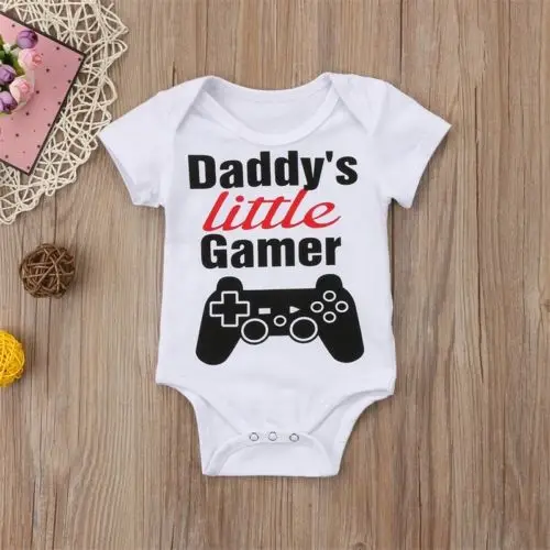 Детский хлопковый комбинезон с надписью|girls romper|baby boy girlrompers rompers |