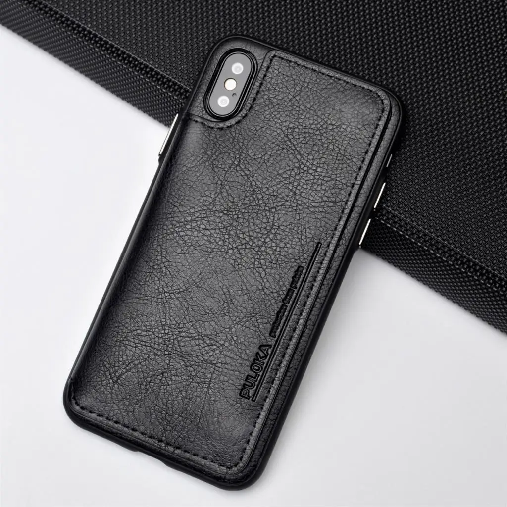 

Rocketek luxury pu leather Case For iPhone X XR Multifunction card pocket Holders Phone Case For iPhone Xs max 7 8 6 6s Plus