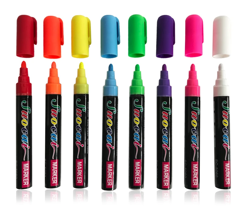Download 2020 Liquid Chalk Markers Branch Erasable Chalk Marker For Kids With Smooth Boards Colorful Art ...