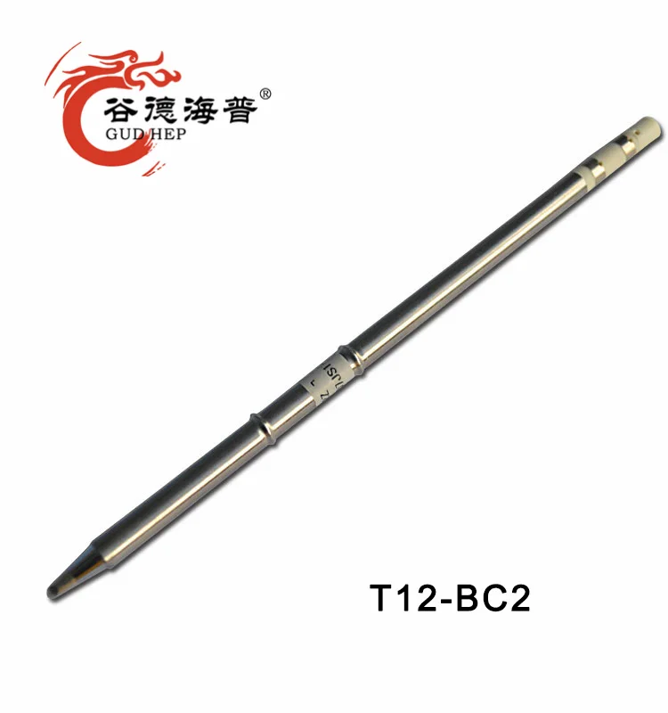 Gudhep T12-BC1 BC1.5 BC2 BC3 C1 C4 Soldering Iron Tips for Hakko FX951 Soldering Rework Station FM2028 FX9501 Handle