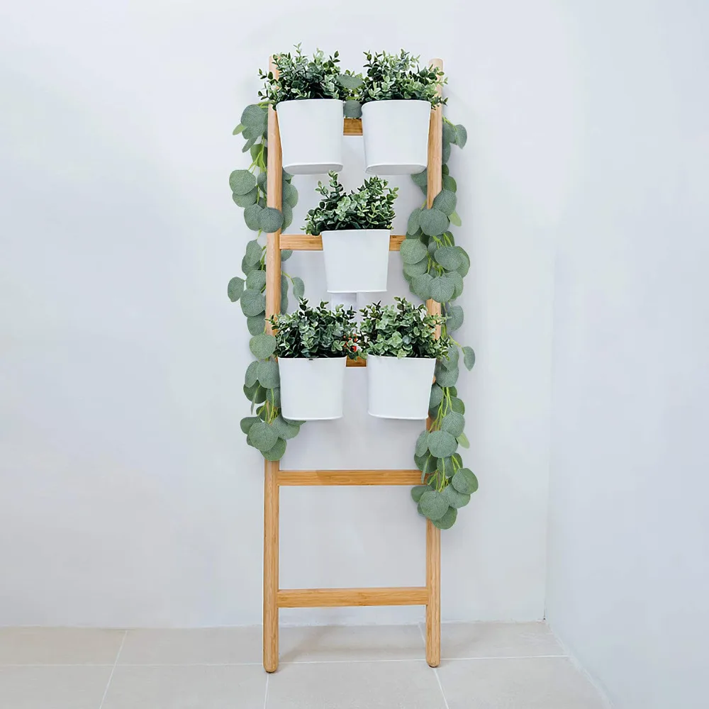  1M Artificial Eucalyptus Vines Christmas Greenery Garland for Wedding Backdrop Arch Wall Flower Tab