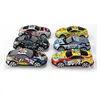 6Pcs Set Toy Racing Car Alloy Iron Shell Taxi Model Inertia Sliding Rail Car Mini Small Gift Toys for Children Boys ► Photo 3/6