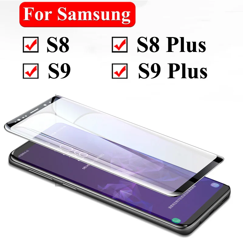 3D Защитное стекло для samsung S8 S9 Plus Tremp экранный протектор Samsun Sumsung S 8 9 8 S 9S Закаленное стекло Защитная пленка