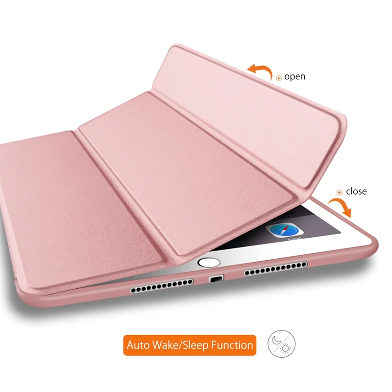 Ультра тонкий умный кожаный чехол для нового iPad 9 7 дюймов 2017 2018 A1822 A1823 A1893 A1954 Чехлы