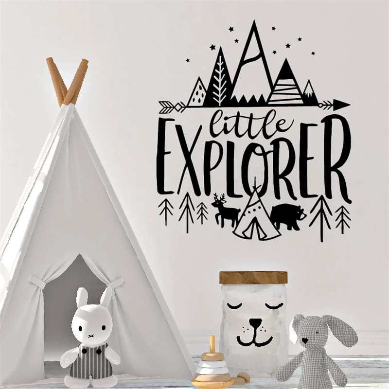 Little Explorer Vinyl Wall Decal