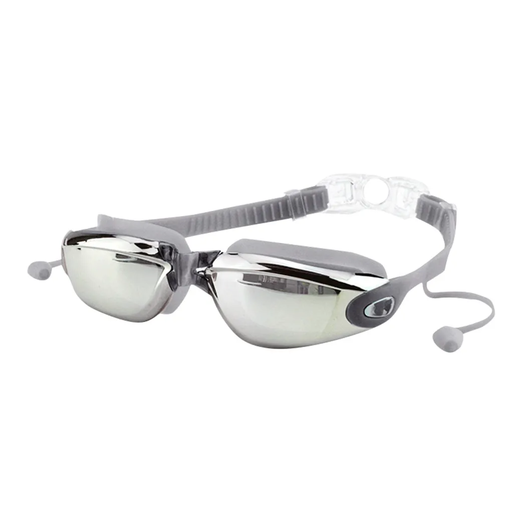 Очки для плавания ming, очки для плавания с защитой от запотевания, очки для плавания, профессиональные очки для плавания, очки для плавания, очки для взрослых - Цвет: Серый