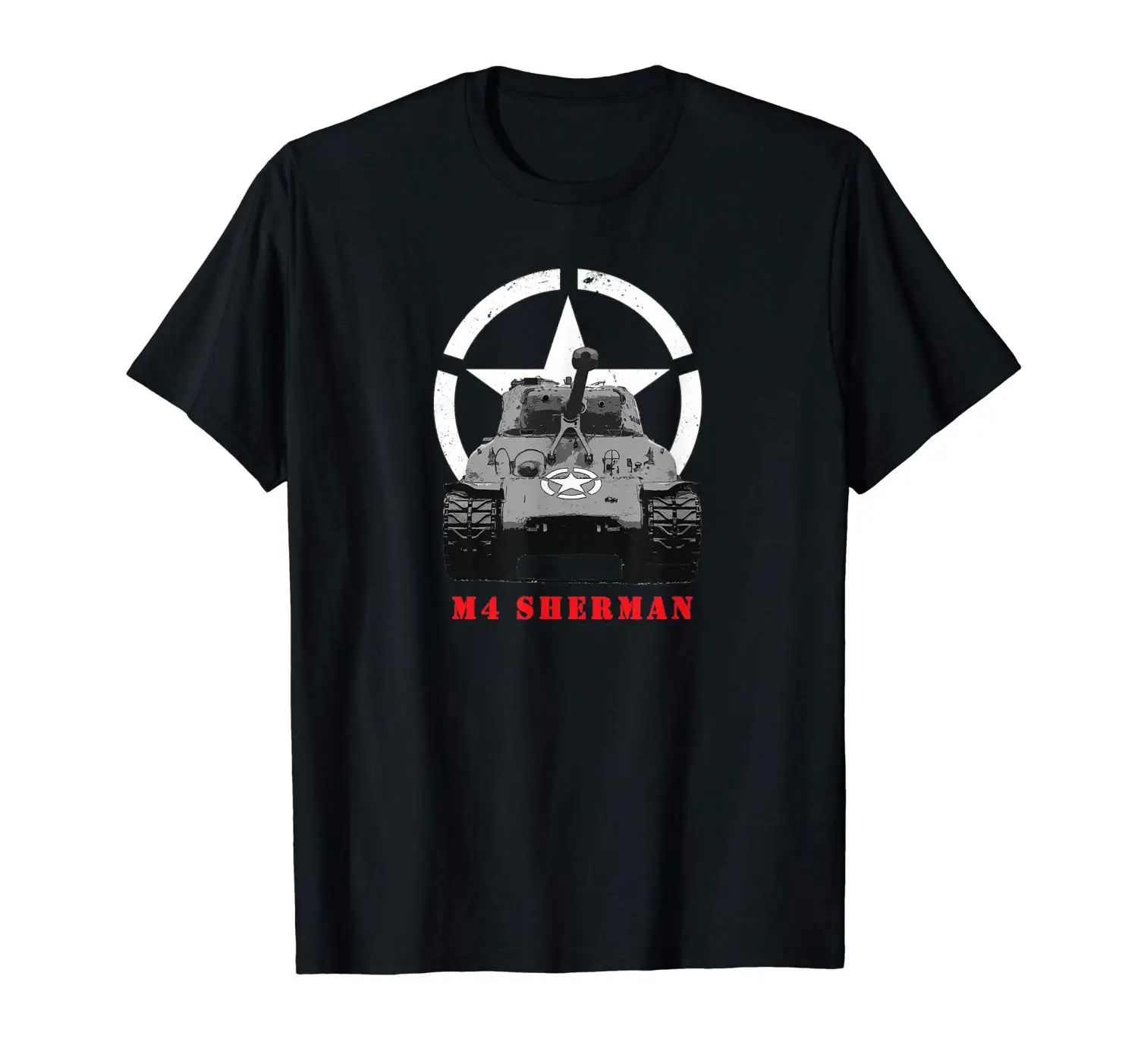 Футболка M4 Sherman Tank World War 2 летние футболки 2019|Футболки| |