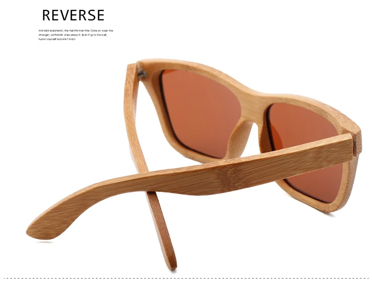 GREENBUY бамбук карбида экологически чистые угольного цвета; модные солнцезащитные очки в стиле ретро для мужчин солнцезащитные очки для