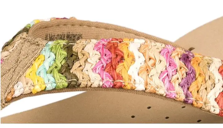 wedge flip flops Ladies Female 
