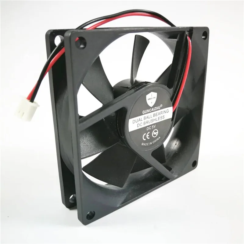 Вентилятор GUNCAIZHU 8 см 80x80x20 мм охлаждающий вентилятор master case 5 в 0 4a 2 Вт