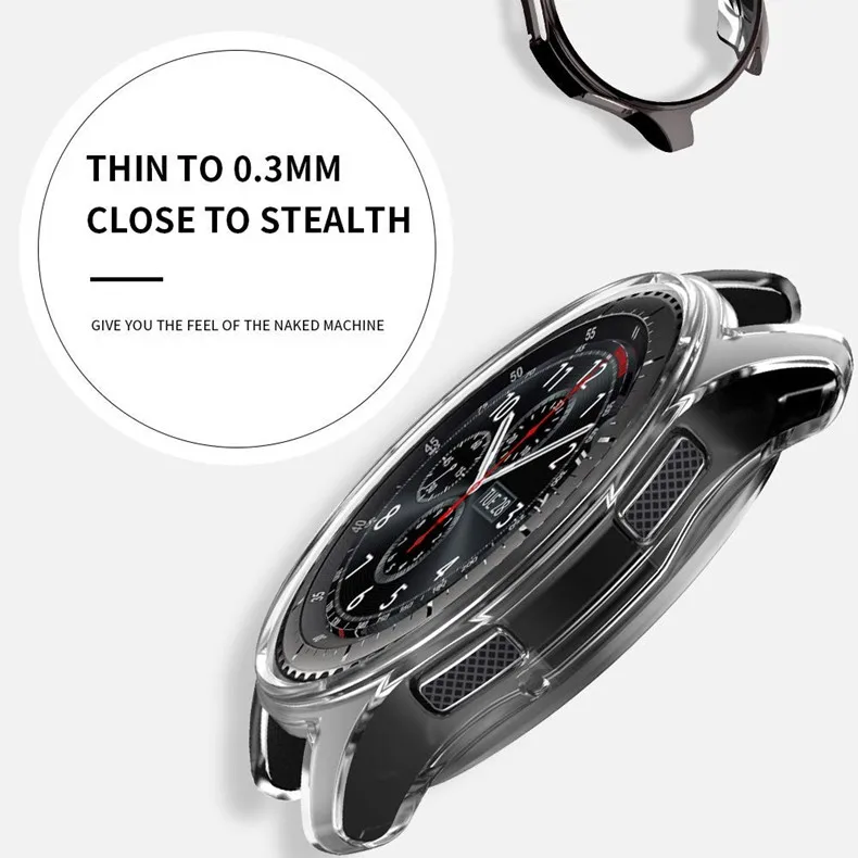 Чехол для samsung gear S3 frontier/Galaxy Watch 46 мм 42 мм чехол бампер мягкие Смарт-часы Аксессуары покрытие защитный чехол