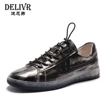 

Delivr 2019 Cow Leather Shoes Men Vintage Fashion Business Dress Men Oxfords Shoes Men Sneakers Luxury Brand Male Formal Shoes