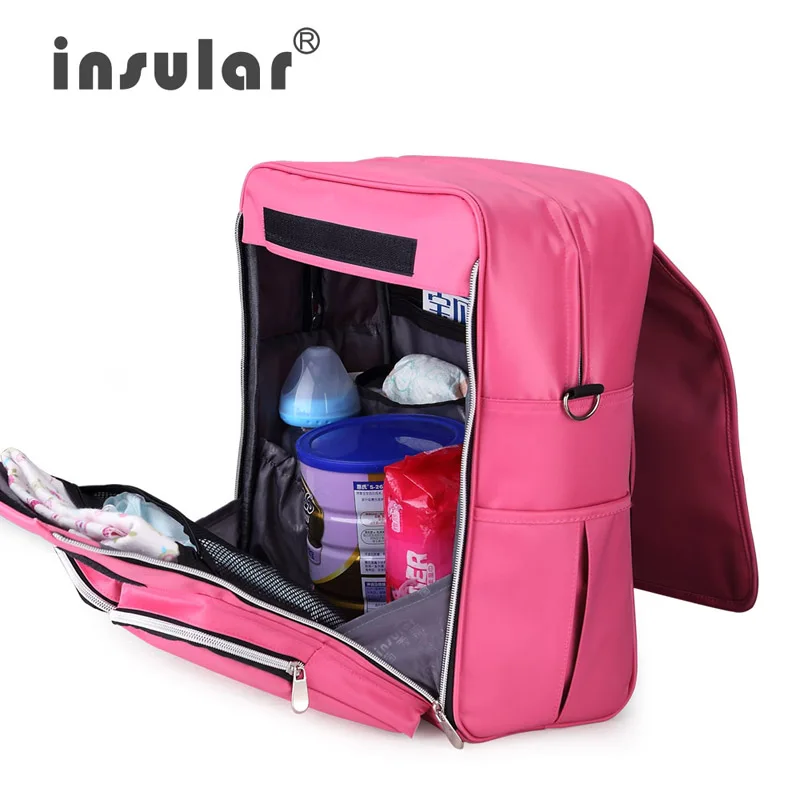 

Insular Baby Diaper Backpack Multifunction Baby Stroller Bag for Wheelchairs Prams Baby Carriage Nappy Bag