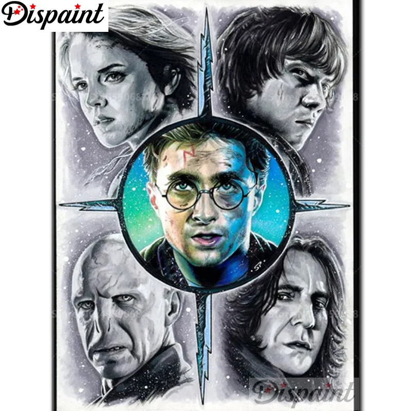 

Dispaint Full Square/Round Drill 5D DIY Diamond Painting "Character male" Embroidery Cross Stitch 5D Home Decor A18446