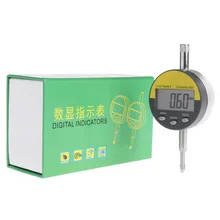 Цифровой циферблат индикатор 0-12,7 мм/0,0" диапазон колеи 0,5 мм/0,0005" прецизионный инструмент