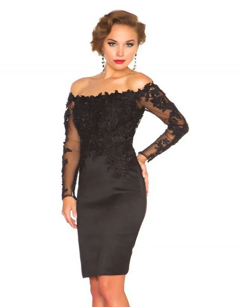 black cocktail dresses 2016