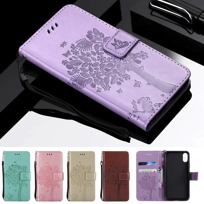 For Coque iPhone XR Case Wallet Leather & Silicone Soft