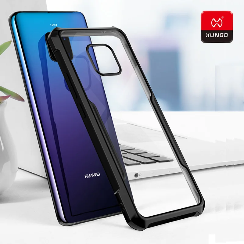 Роскошный прозрачный чехол на заднюю панель для нового Huawei Mate20 Pro силиконовый с